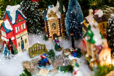 Satılık el yapımı minyatür köy