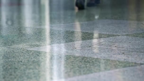 People walking at airport — Stock Video