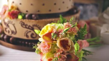 Düğün pastası gurme katmanlı