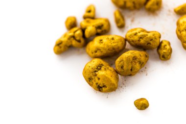 Beyaz kakao çekirdekleri.