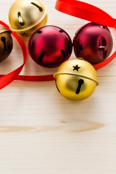 Multicolored jingle bells — Stock Photo, Image