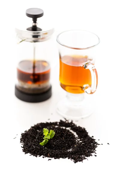 Chocolate mint tea Royalty Free Stock Images