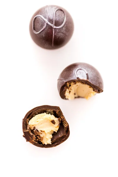 Trufas de chocolate gourmet —  Fotos de Stock