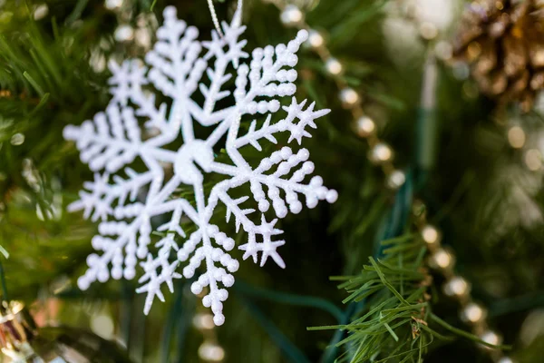 Gedecoreerde kerstboom — Stockfoto