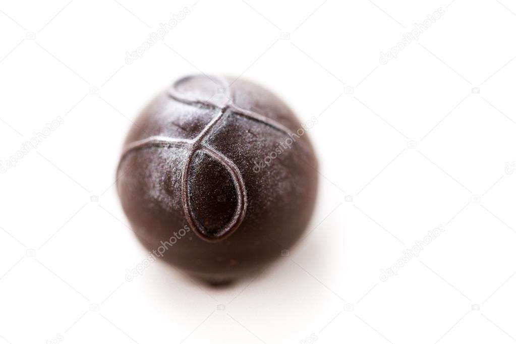 Gourmet chocolate truffles candy