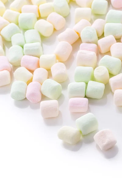 Malé kulaté barevné marshmallows — Stock fotografie