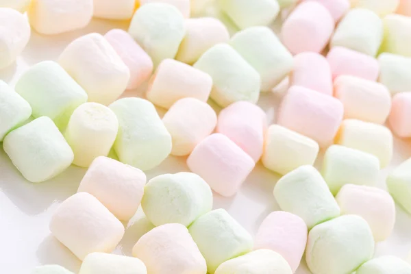 Kleine runde bunte Marshmallows — Stockfoto