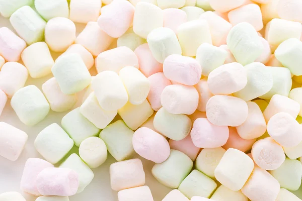 Malé kulaté barevné marshmallows — Stock fotografie