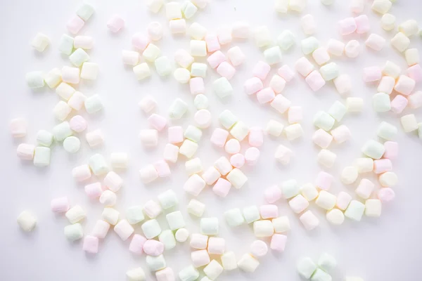 Small round multicolored marshmallows — Stock Photo, Image
