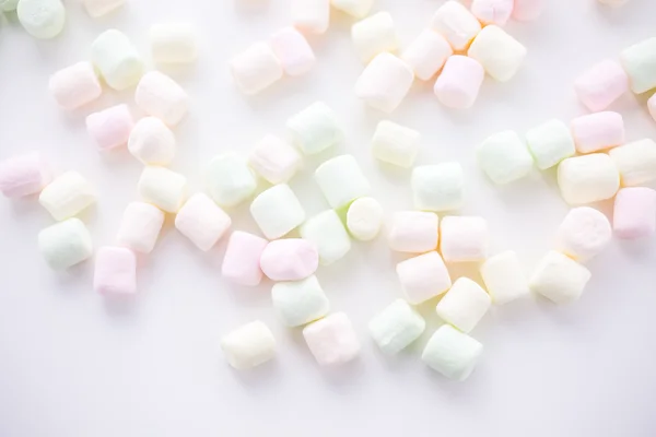 Small round multicolored marshmallows