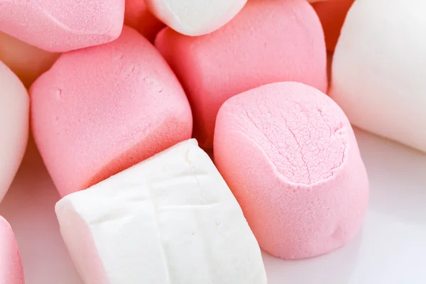Marshmallow bianchi e rosa — Foto Stock