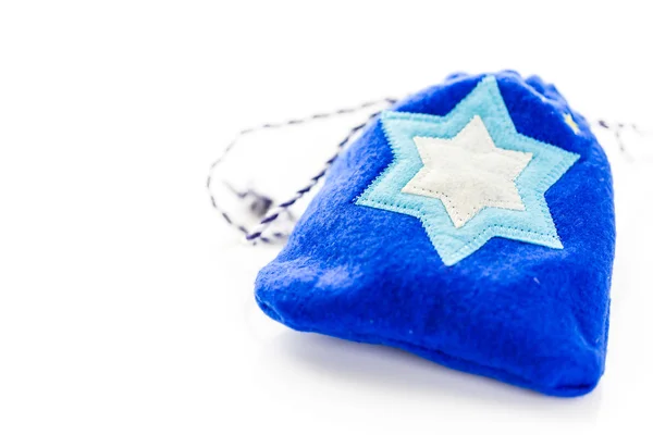 Handmade bag with Star of David — Stock Photo, Image