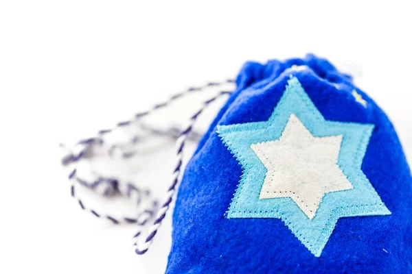 Handmade bag with Star of David — Stock Photo, Image