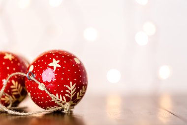Vintage el yapımı Noel süsler