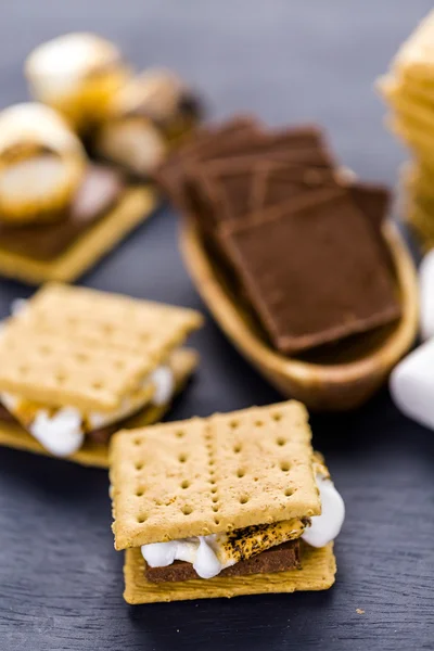 Świeżo tosty smores — Zdjęcie stockowe