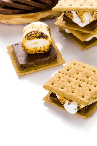 Świeżo tosty smores — Zdjęcie stockowe