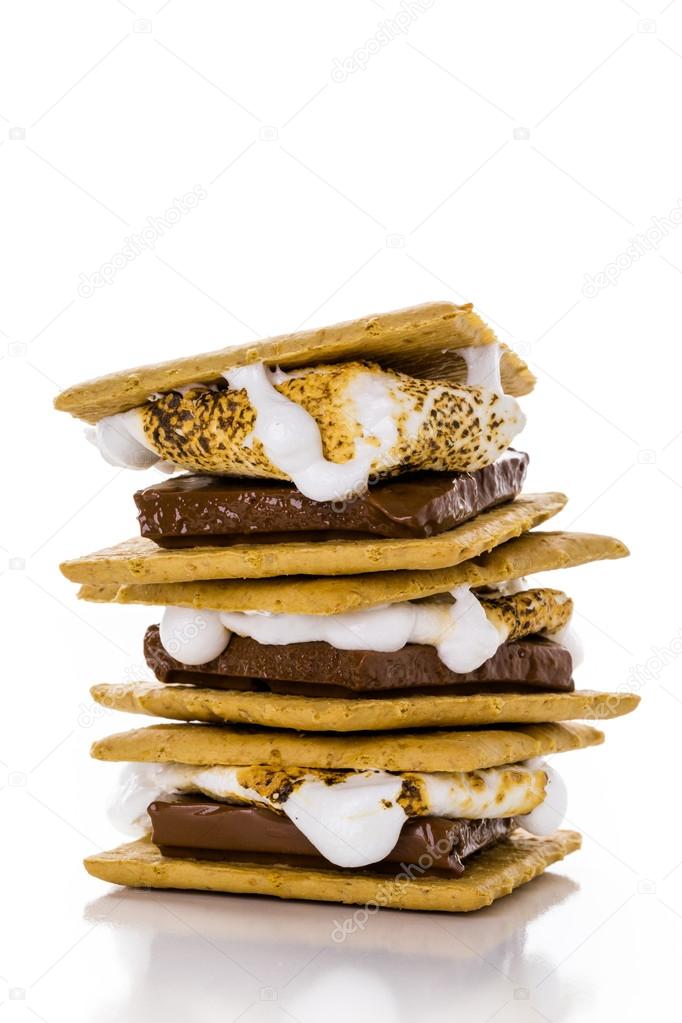 Freshly toasted smores