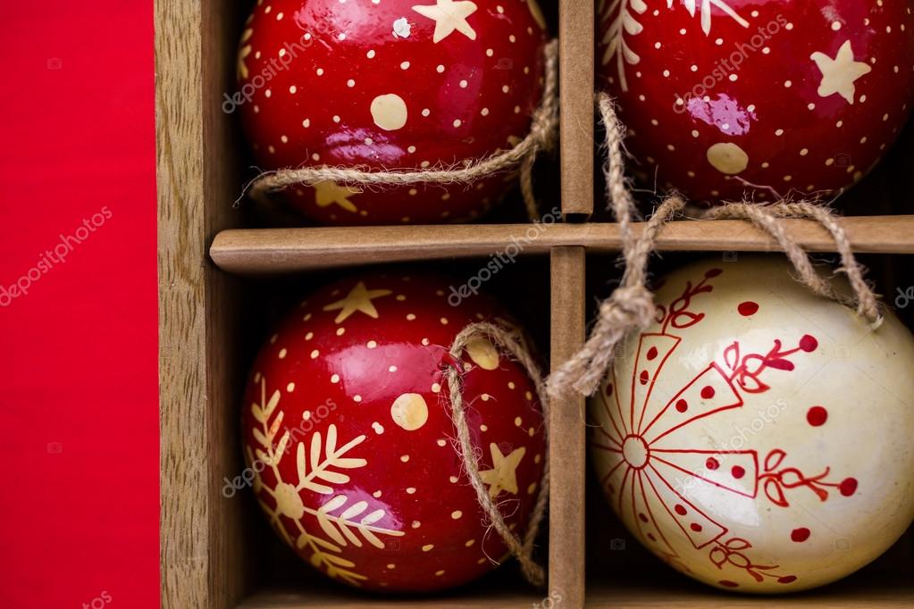 Adornos de Navidad hechos a mano vintage — Fotos de Stock ... Adornos de Navidad hechos a mano vintage — Fotos de Stock ...