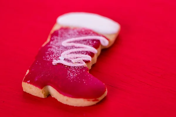 Christmas cookie, shoe — Stock Photo, Image