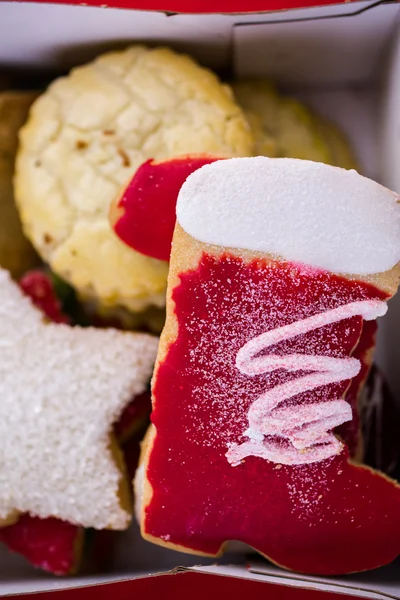 Variedad de galletas de Navidad — Foto de Stock