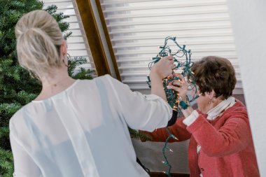 Aile dekorasyonu Noel ağacı