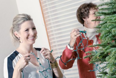 Aile dekorasyonu Noel ağacı