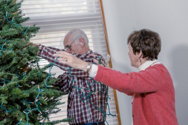 Aile dekorasyonu Noel ağacı