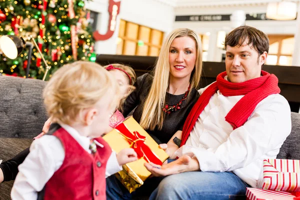 Family having fun with their children — Stock Photo, Image