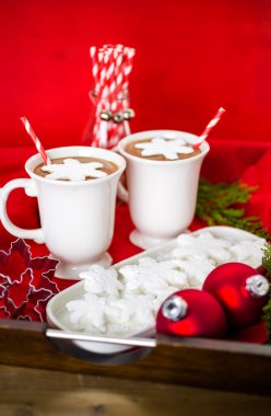 Ev yapımı sıcak çikolata