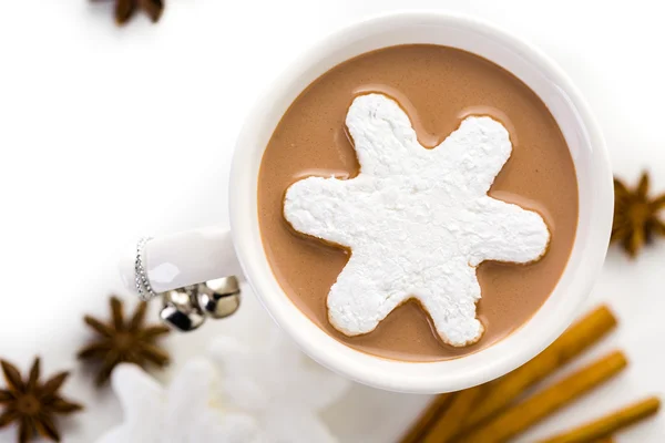 Homemade hot chocolate — Stock Photo, Image