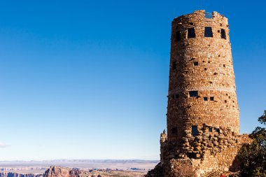 Görünüm watchtower Büyük Kanyon çöl