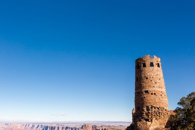 Görünüm watchtower Büyük Kanyon çöl