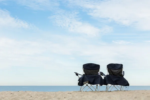 Two beach chairs — Stock Photo, Image