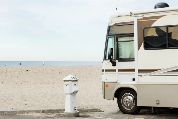 Winter RV camping in California — Stock Photo, Image