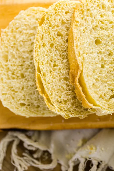 Pão de massa de pão cozido na hora — Fotografia de Stock