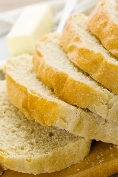 Pão de massa de pão cozido na hora — Fotografia de Stock
