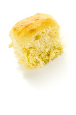 Taze pişmiş hamur mayası akşam yemeği rulo