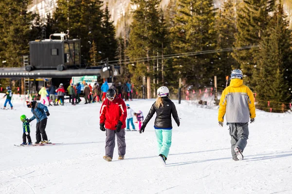 Skigebiet am arapahoe becken, colorado — Stockfoto