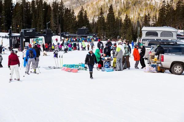 Lyžařské středisko na Arapahoe pánve, Colorado — Stock fotografie