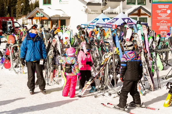 Estância de esqui em Arapahoe Basin, Colorado — Fotografia de Stock