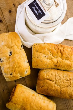 Taze esnaf hamur mayası ekmek