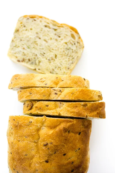 Artisan sourdough seeded bread — Stock Photo, Image