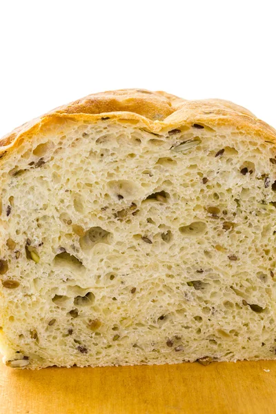 Artisan sourdough seeded bread — Stock Photo, Image