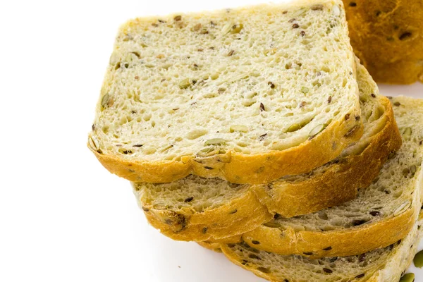 Artisan sourdough seeded bread — Stock Photo, Image