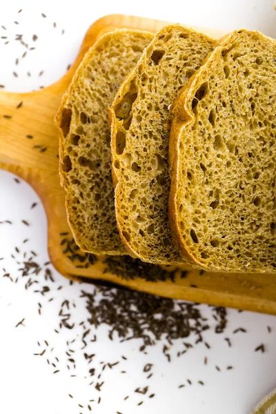 Handwerklich hergestelltes Roggenbrot — Stockfoto