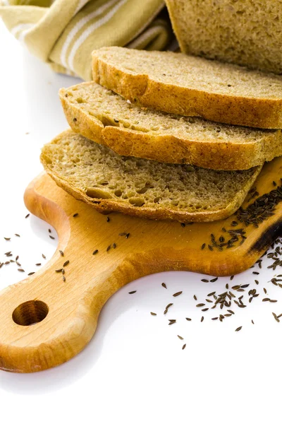 Rzemieślnik zakwas żytni chleb — Zdjęcie stockowe