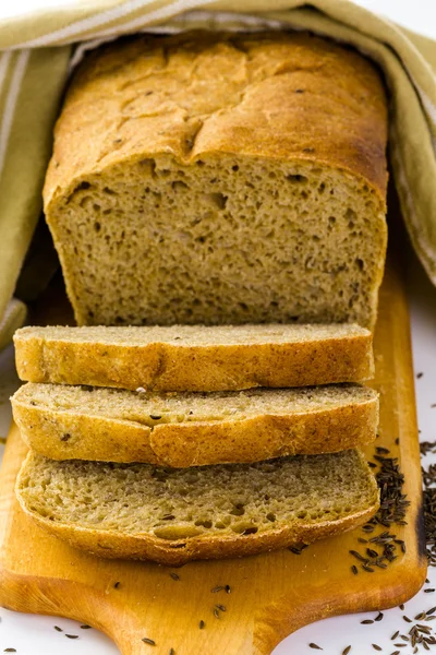 Handwerklich hergestelltes Roggenbrot — Stockfoto