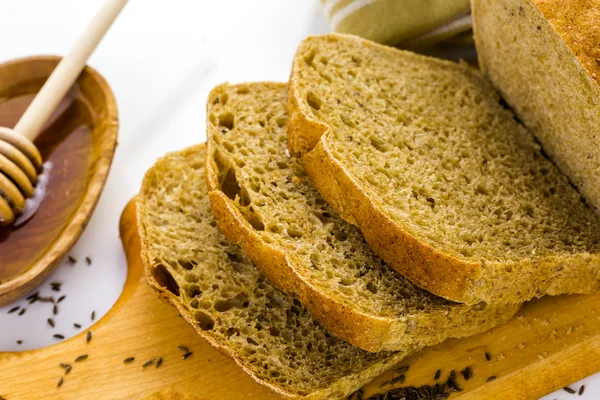 Handwerklich hergestelltes Roggenbrot — Stockfoto