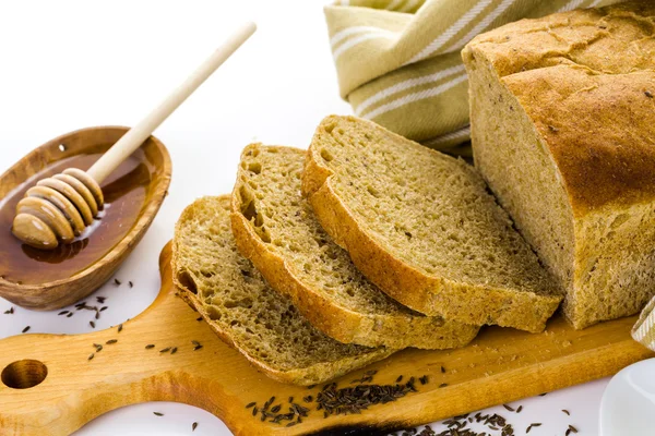 Handwerklich hergestelltes Roggenbrot — Stockfoto