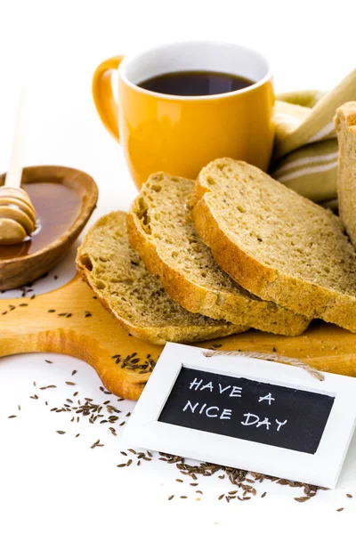 Handwerklich hergestelltes Roggenbrot — Stockfoto